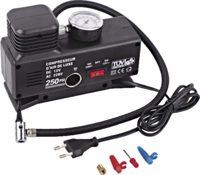 China DC12V Handy 250PSI Mini Air Compressor For Car Tires for sale