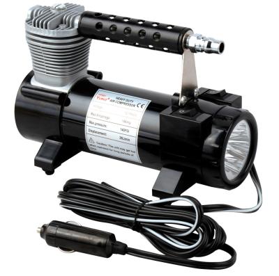 China 2 In 1 Portable Metal Single Cylinder Air Compressor With Light  / Bag And Hose for sale
