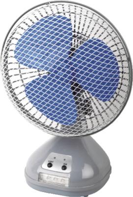 China Metal Rechargeable Portable Fan With LED Light  , Portable Cooling Fan for sale