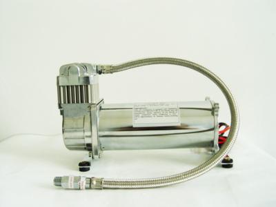 China 12V And 24vdc Air Compressor Lead Hose Pewter Stainless , 150 Psi Air Compressor for sale