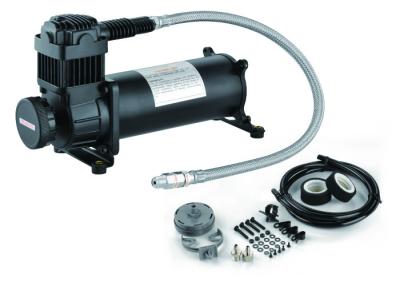 China Black Single Powerful 200 PSI Air Suspension Compressor Heavy Duty IP67 for sale