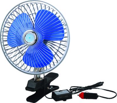China 8 Inch 12V Portable Dashboard Car Cooling Fan Clip - On 2 - Speed Switch for sale
