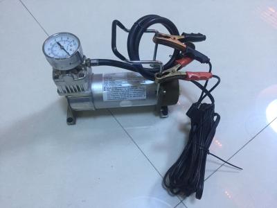 China Metal Car Air Pump Compressor Single Cylinder For All Kinds Of Cars With Gauge for sale
