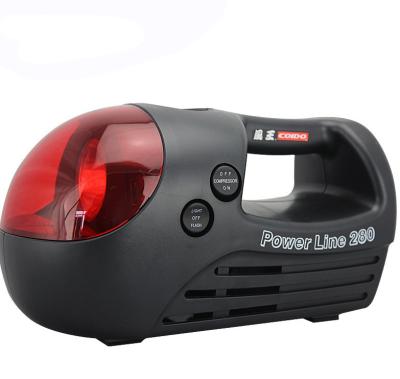 China Black And Red Portable Air Compressor For Car Three In One Type 12v 280 Psi for sale