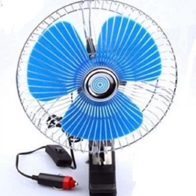 China Plastic Back Guard Car Cooling Fan , Mini Auto Cool Fan With Switch Dc12v for sale