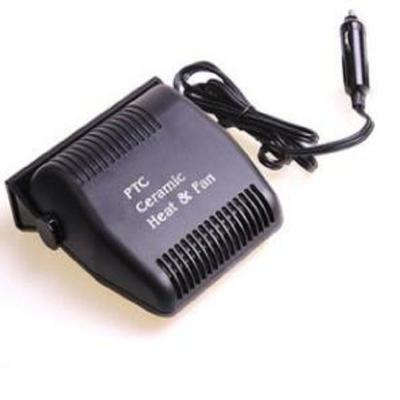 China Oem Black Handheld Rechargeable Car Heater , Dc12v Plug In Heater For Car for sale