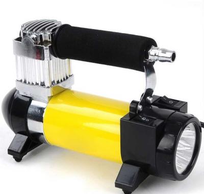 China Dc 12v Metal Air Compressor , 100 Psi High Power Compressor With Lamp for sale