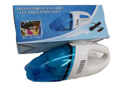 China Wet / Dry Handheld Car Vacuum Cleaner Plastic Material In Blue White Color for sale