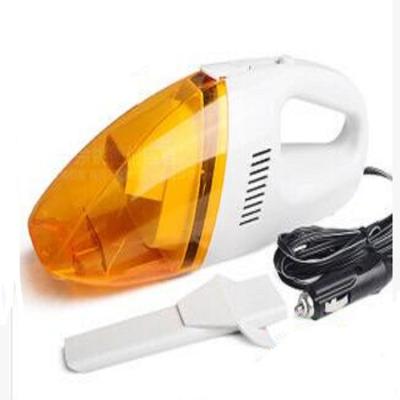 China Orange Auto Vacuum Handheld Car Vacuum Cleaner Dc12v With Washable Filter for sale