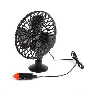 China DC 12V Oscillating Car Cooling Fan With On / Off Switch Suction Cup Mounting for sale