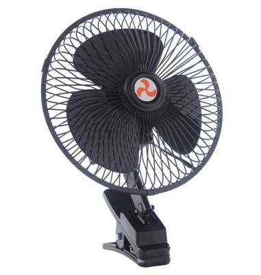 China 12V / 24V Car Cooling Fan With Half Safety Metal Guard Long Working Life for sale