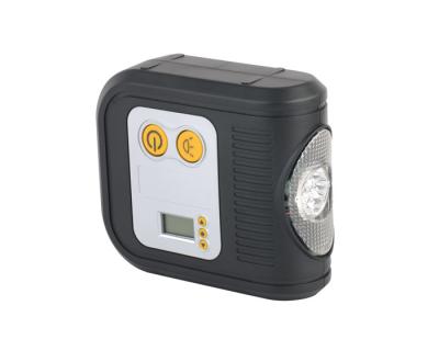 China Digital Display Portable Air Pump For Car / 10 Bar Auto Air Pump With Light for sale