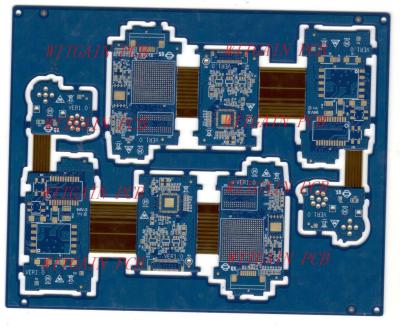 China FR4 PI Circuit Board Rigid Flex Printed 10 Layer PCB for sale