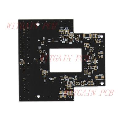China Ouro folheado de cobre cerâmico 2U' da imersão da placa de circuito impresso da placa do PWB de 2 camadas à venda
