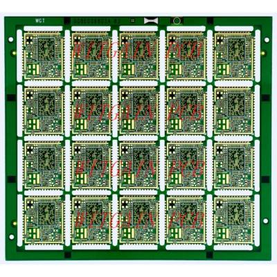 Chine 8 trou d'Assemblée de carte PCB de la couche SMD demi carte PCB multicouche de noyau en métal d'or d'immersion de 0,8 millimètres à vendre