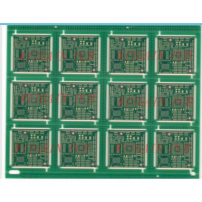 China 1.6 MM Thickness PCB Electronic Board Half Hole FR4 Substrate 6 Layer PCB GPS Module for sale