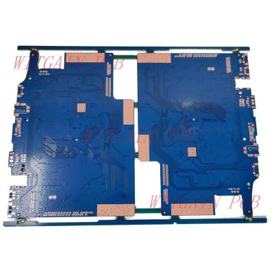 China Blue Solder Mask HDI PCB 6 Layer Immersion Gold Enig 1.0 MM for sale