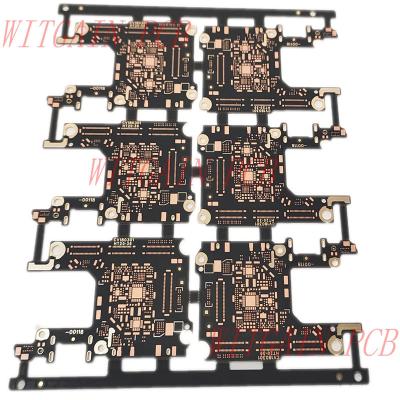 China Black Solder Mask HDI PCB 6 Layer FR4 Material 0.6 MM Thickness for sale
