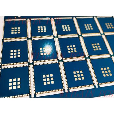 China WITGAIN 8 Layer PCB GPS Module Blue Solder Mask ENIG for sale