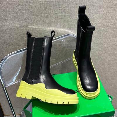 China Women 2021 Usb Drop Shipping Designer Chelsea Martens Martin PU Ladies Boots Winter Boots Leather Women Shoes Women Boots for sale