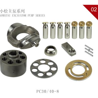 China Schwingen-Bewegungshydraulikpumpe-Ersatzteil-Reparatur Kit Rotory Group KOMATSU PC45-8 PC30 PC75UU PC40-7 PC50 zu verkaufen