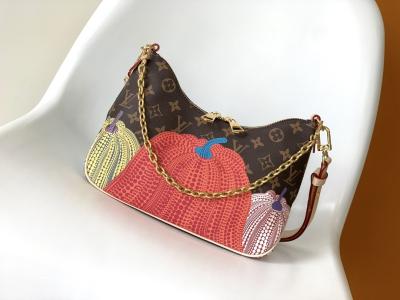 China Monogram LV Boulogne Bag Coated Canvas With Pumpkin Print for sale