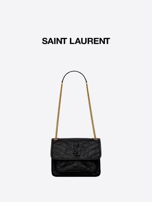 China O WOC de couro de YVES SAINT LAURENT do punho marcou NIKI de Bag DND1N 1000 do mensageiro à venda