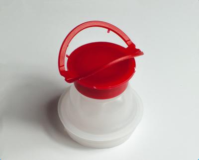 China Pilfer Proof Plastic Bottles Caps Pulling Plastic Cap Closure For Paint Tin Jar for sale