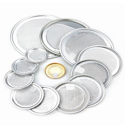 China 83mm Airtight Sealing Aluminum Can Lids Easy Peel Off Lids For Food jars for sale