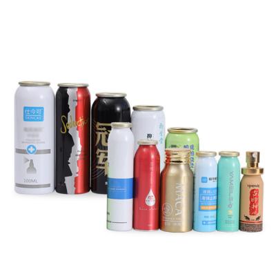 China CMYK Aluminium Spray Can Metal Empty Aerosol Can 0.18mm For Insect Killer Spray for sale