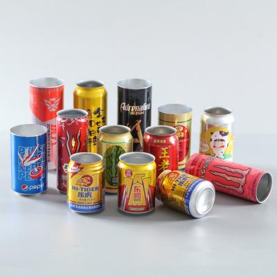 China Custom Logo Standar 330 Ml Aluminum Beverage Cans Soda Water Cans For Drinks for sale