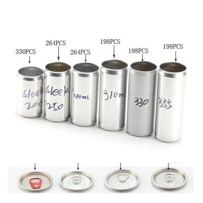 Chine Les 250 ml lisse d'aluminium de boisson de boîtes d'eau de scintillement mettent en boîte des canettes de bière imprimant le logo à vendre