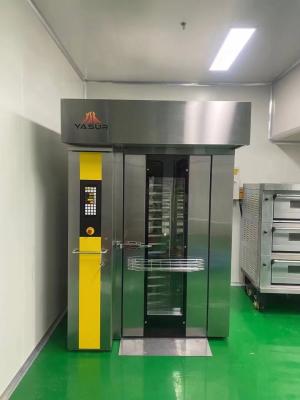 中国 Yasurの電気回転式棚のオーブン、二重棚36の皿40X60cm、焼けるパンのために、ケーキ、Pizz 販売のため