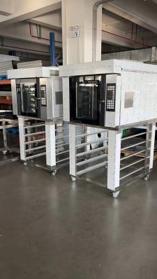 China Amerikaanse het Type van Oven Five Trays 18x26 van de Yasur Hete Lucht Roterende Dienbladen voor Deens Brood en Gebakje 9.5kw Te koop