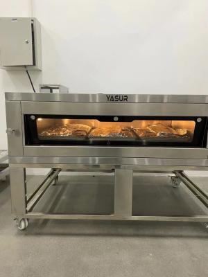 China 3.5kw Bakery Deck Oven European Style 3 Tray Single Deck 40X60cm Trays for sale