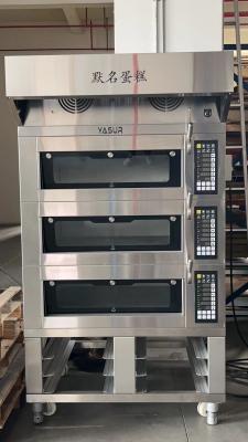 China 11kw 300c Commercial Electric Deck Oven 3 Deck 6 Tray Oven 18