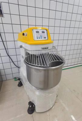 Chine mélangeur à deux vitesses en spirale de spirale de partie supérieure du comptoir du mélangeur 0.55kw de la pâte de l'acier inoxydable 120kg à vendre