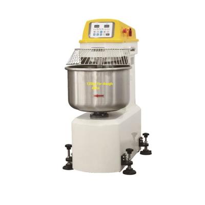 China 120kgs Spiral Dough Kneader Machine Dual Speed With Fixed Bowl Stainless Hook for sale