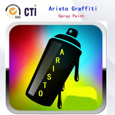 China Solvent Based / Water Based Graffiti Spray Paint With Fat / Medium / Skinny Nozzle for sale
