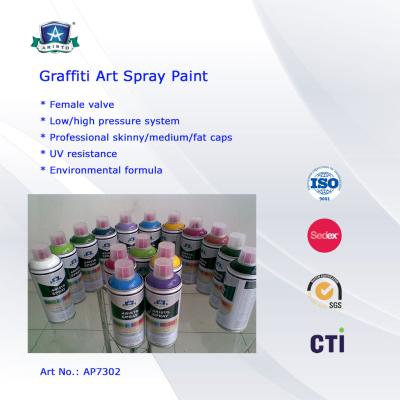 China Multi Colors 400ml Art Graffiti Spray Paint For Wall / House Decoration for sale