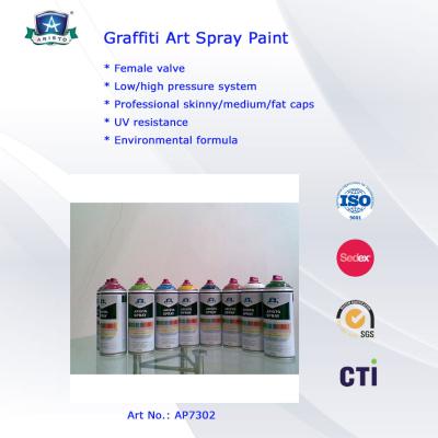 China Aerosol Graffiti Art Lacquer Spray Paint 400ml RAL For Indoor Outdoor for sale