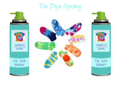 China Multi Colorful 200ml Tie Dye Spray Paint DIY For Clothing Scarves Stockings for sale