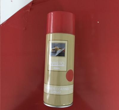 China Espray de goma desprendible de la capa de la pintura a base de agua, aerosol del color rojo en venta