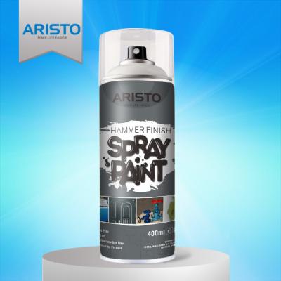 China Hammer Finish Acrylic Spray Paint Silver / Black / Blue Colors Aristo Liquid Coating for sale