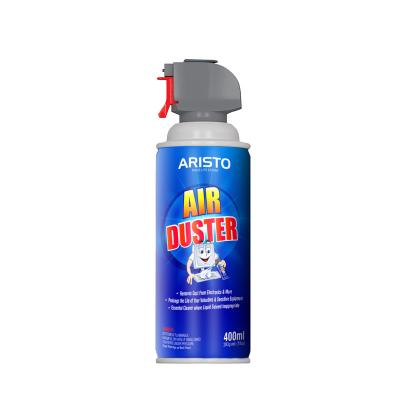 China 134A 152A DME Electrical Cleaner Spray Aristo Air Duster 400ml Harmless for sale