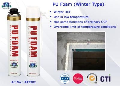 China Winter Type PU Foam Insulation Spray B3 Fire Resistant for Doors and Windows for sale