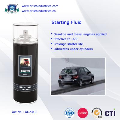 China Low Temperature Engine Starter Fluid / Quick Starting Fluid Spray Car Care Products for sale