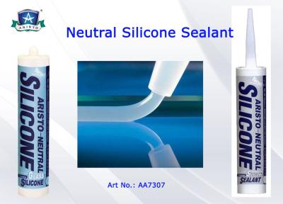 China Low Modulus Neutral Cure Silicone Sealant One Part Clear / White / Black / Gray Custom Color for sale