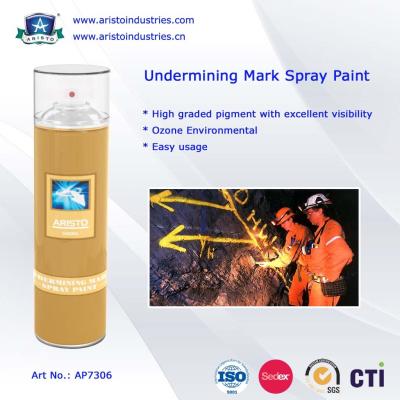 China Undermining Mark Spray Paint / Mine Marking Out Paint & Non-Flammable Layout Marker for sale