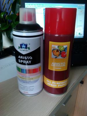 China Fast Drying High Gloss Acrylic Spray Paint 400ml Metal Color SGS for sale